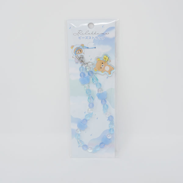 2025 Rilakkuma Kiiroitori Beaded Strap - Rainy Sunny Days Rilakkuma - San-X