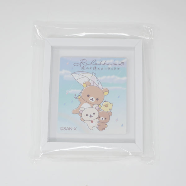 2025 Umbrella Design Mini Frame Magnet - Rilakkuma Rainy Sunny Days - San-X