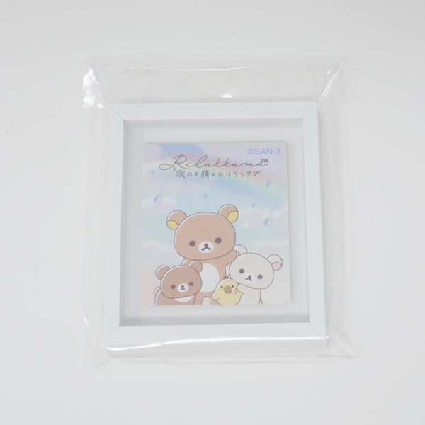 2025 Rainbow Mini Frame Magnet - Rilakkuma Rainy Sunny Days - San-X