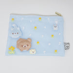 2022 Embroidered Zipper Pouch - Rilakkuma Hamster Theme - San-X