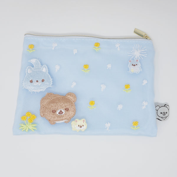 2022 Embroidered Zipper Pouch - Rilakkuma Hamster Theme - San-X