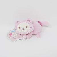 2021 Pink Cat Korilakkuma Pin Badge Plush - Korilakkuma & Strawberry Cat Theme Rilakkuma - San-X