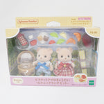 Biscuit Bear Siblings Picnic Lunch Set - Sylvanian Families Japan Calico Critters