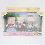 Biscuit Bear Family - Sylvanian Families Japan Calico Critters