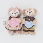 2012 ShellieMay & Duffy Set Plush Badge Keychain - Sweet Duffy Tokyo Disney Sea Limited
