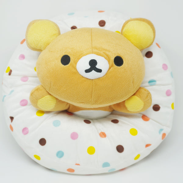 (No Tags) Vanilla Donut Rilakkuma Plush - Rilakkuma Sweets