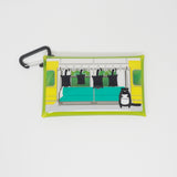 Kitaca Train Design Coin and Card Pouch Keychain - Japan