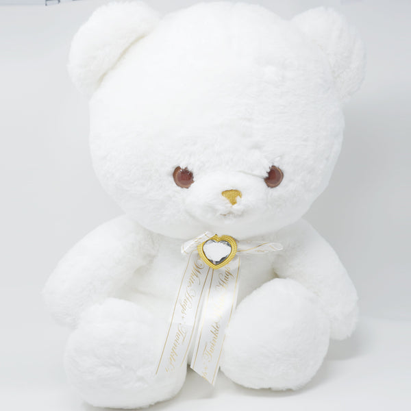 (No Tags) White Twinkle Bear Plush - Twinkle Hugs Friends Taito Limited - Yell Japan
