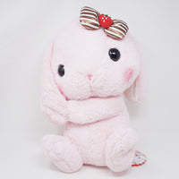 2017 Mimi-pyon Strawberry Big Plush - Pote Usa Loppy - Amuse