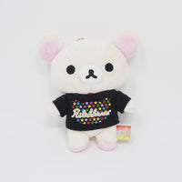 (No Tags) Korilakkuma Black Tee Plush Keychain - Tokyo Dome Limited Rilakkuma - San-X