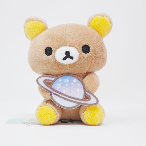 Small Rilakkuma Holding Planet Licensed Plush - Space Rilakkuma - San-X