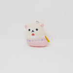(No Tags) Mini Korilakkuma in Pink Stocking Prize Plush Keychain - Winter Rilakkuma Christmas - San-X