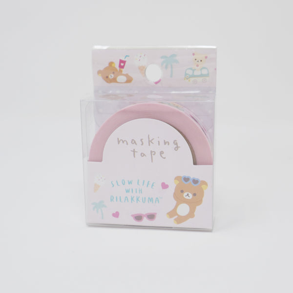 2021 Masking Washi Tape "Slow Life with Rilakkuma" - San-X