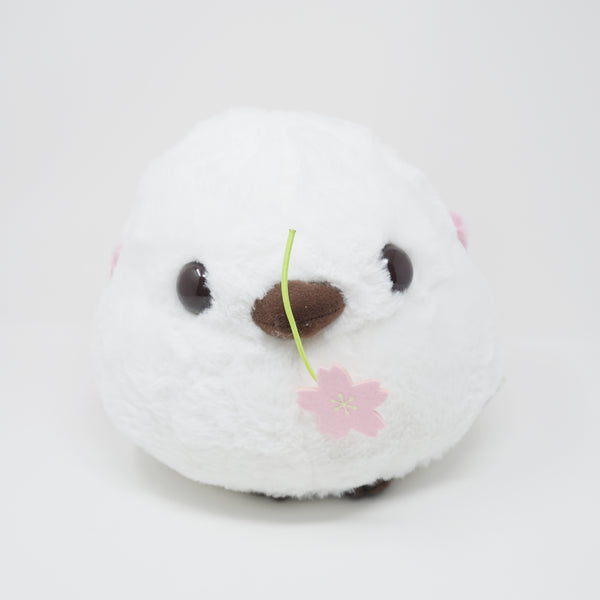 Pink Sakura Shima-chan Plush - Fukufuku Shimaenaga Cherry Blossom - Amuse AMUFUN