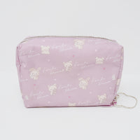 2020 Korilakkuma Bunny Zipper Cosmetic Pouch - Korilakkuma and Rabbit Tea Time Theme - Rilakkuma - San-X