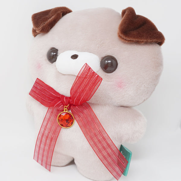 Large Rose Floppy Ear Dog Plush - Sukutto Tatch-san - Yell Japan