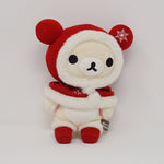 (Tag Detached) 2009 Fuzzy Pom Pom Santa Cape Korilakkuma Plush - Winter Christmas Rilakkuma Store Limited - San-X