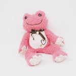 (No Tags) 2015 Hot Pink Pickles the Frog Plush - Love Series - Nakajima