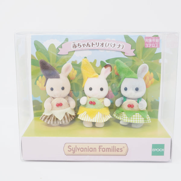 Banana Baby Trio - Sylvanian Families Fan Club Online Shop Limited Japan - Calico Critters
