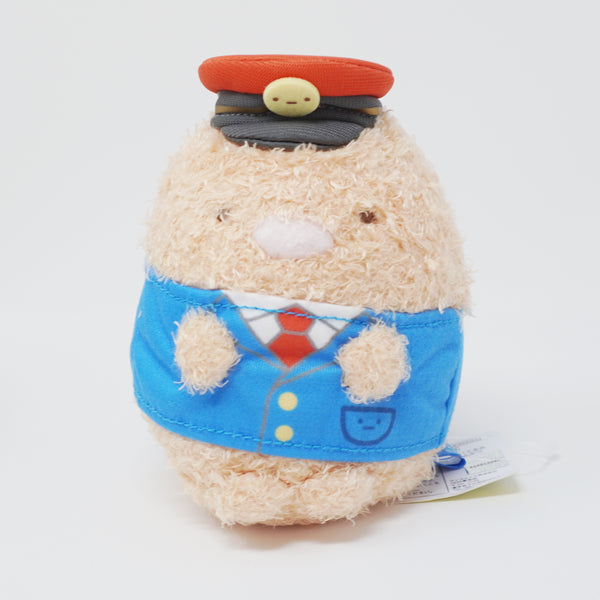 2018 Tonkatsu Stationmaster Plush - Sumikkogurashi x Sanriku Tetsudou - San-X