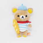 (No Tags) 2010 Rilakkuma with Baguette Plush - Bonjour Series - San-X
