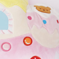 2008 Sweets House Plush Cushion & Rilakkuma with Crown Set - Rilakkuma 5th Anniversary - San-X