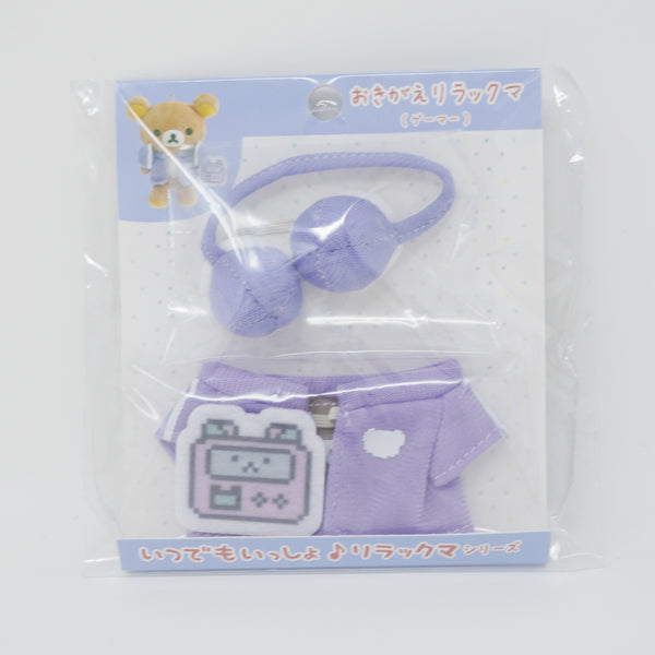 2025 Rilakkuma Gamer Costume for Going Out Plush Keychain - Gaming Rilakkuma Theme - San-X