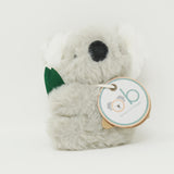 Grey Kobi Koala Plush Bag Charm 6" Keychain