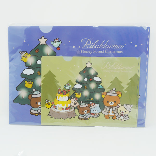 2025 Honey Forest Christmas File Folder Set - Rilakkuma Store Limited - San-X