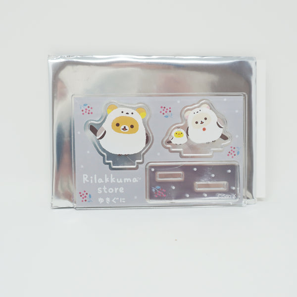2025 Korilakkuma, Kiiroitori & Rilakkuma Mini Acrylic Stand Type 2 - Snow Country Souvenir Sapporo Hokkaido Store Limited - San-X
