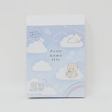 Petit Kuma Bear Cloud Life Mini Notepad - Kamio Japan