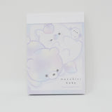 Rainbow Bear & Unicorn Motchiri Baby Mini Notepad - Crux Japan