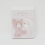 Tarochans Kumataro & Kumajiro Bear Hug Mini Notepad - Crux Japan