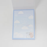 Petit Kuma Bear Cloud Life Mini Notepad - Kamio Japan