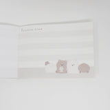 Fuwatto Time Nakayoshi Bear Mini Notepad - Crux Japan