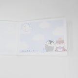 Penguin, Otter, Bear Arts & Craft Fuwatto Time Mini Notepad - Crux Japan