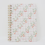 A6 Twin Ring Notebook B Ruled Strawberry