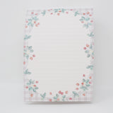 Strawberry Vines - A5 Strawberry Letter Paper - 18 Sheets - Type C