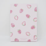 Pink - A5 Strawberry Letter Paper - 18 Sheets - Type A