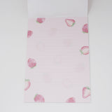 Pink - A5 Strawberry Letter Paper - 18 Sheets - Type A