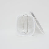 Micro Square Clear Collector Pouch with Ball Keychain