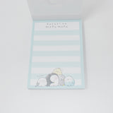 Kotori no Mofu Mofu Birds Shimaenaga Mini Notepad - Kamio Japan