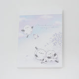 Shimaenaga Snow Birds Sunrise Mini Notepad - Crux Japan