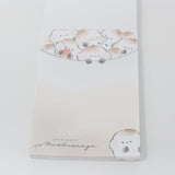 Shimaenaga Bird Punipuni Mini Notepad - Crux Japan