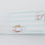 Shimaenaga Bird Punipuni Mini Notepad - Crux Japan