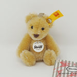 (Secondhand) Mini Teddy Bear Blonde Wheat Pendant Keychain Plush - Steiff Classic