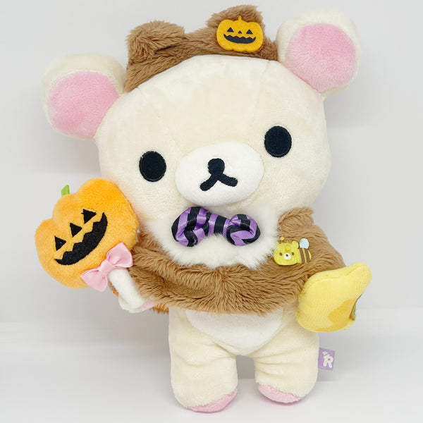 (No Tags) 2018 Korilakkuma in Chairoikoguma Costume Plush - Rilakkuma Store Limited Halloween - San-X