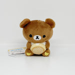 2025 Chairoikoguma with Angel Creme Donut Tenori Plush - Rilakkuma x Mister Donut - San-X
