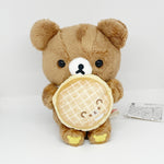 2025 Chairoikoguma with Angel Creme Donut Plush - Rilakkuma x Mister Donut - San-X