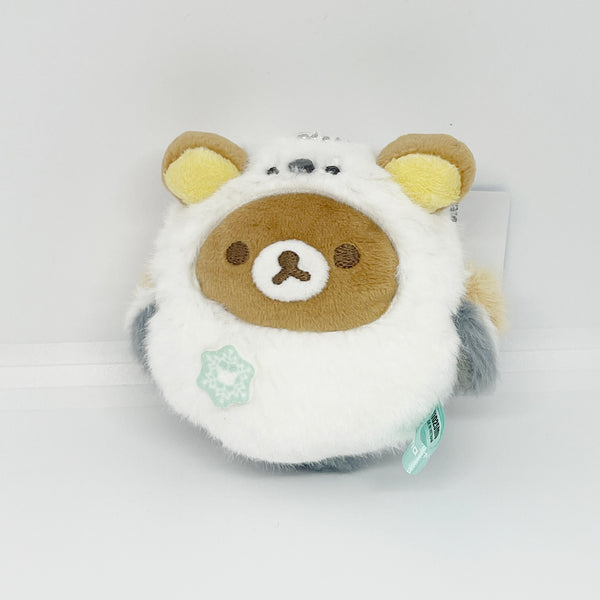 2025 Rilakkuma in Shimaenaga Plush Keychain - Sapporo Rilakkuma Store Limited - San-X Hokkaido Winter
